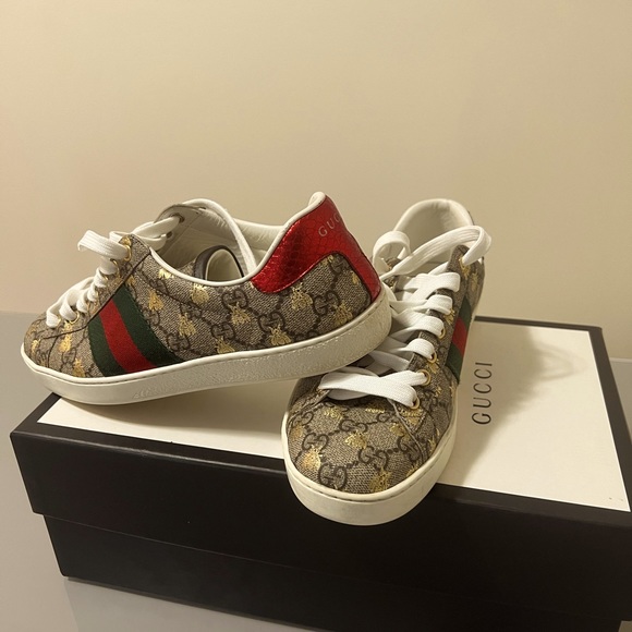 Gucci men’s ace GG supreme sneakers: size 7 - Picture 2 of 6